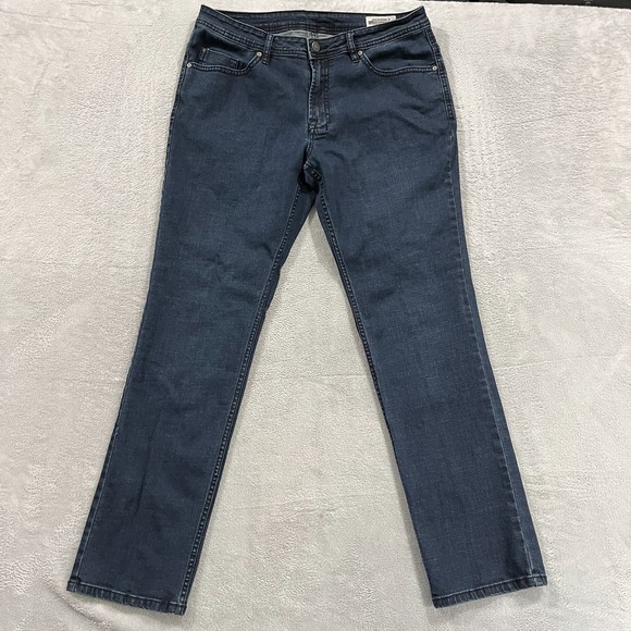 Buffalo David Bitton Jeans Mens 36x34 Dark Blue Denim Jackson-X Straight Stretch - Picture 1 of 9